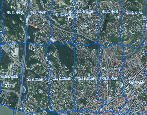 Prehľad leteckých meračských snímok